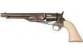 Pietta 1860 Army Acier poli, crosse Ivoire