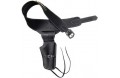 Ceinturon simple holster cuir noir