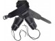 Ceinturon double holster avec cartouchière et balles