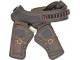 Ceinturon double holster et cartouchiere 